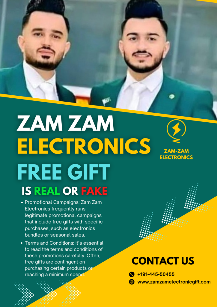 Zam Zam Electronics Free Gift Fake Or Real